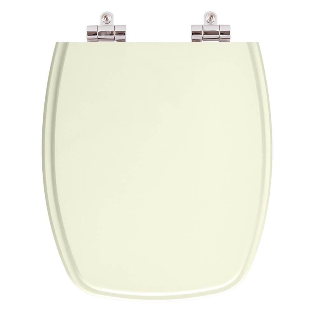 Tampa de Privada Poliéster Soft Primula Marfim Louça Fiori