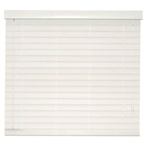 Persiana Faux Wood Em Pvc 50Mm 120X140 Branca
