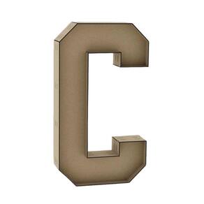 Letra Caixa Grande C Mdf 90Cm De Altura Decoração Festa