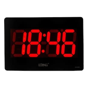 Relógio De Parede Mesa Led Grande Calendário Lelong Le-2116
