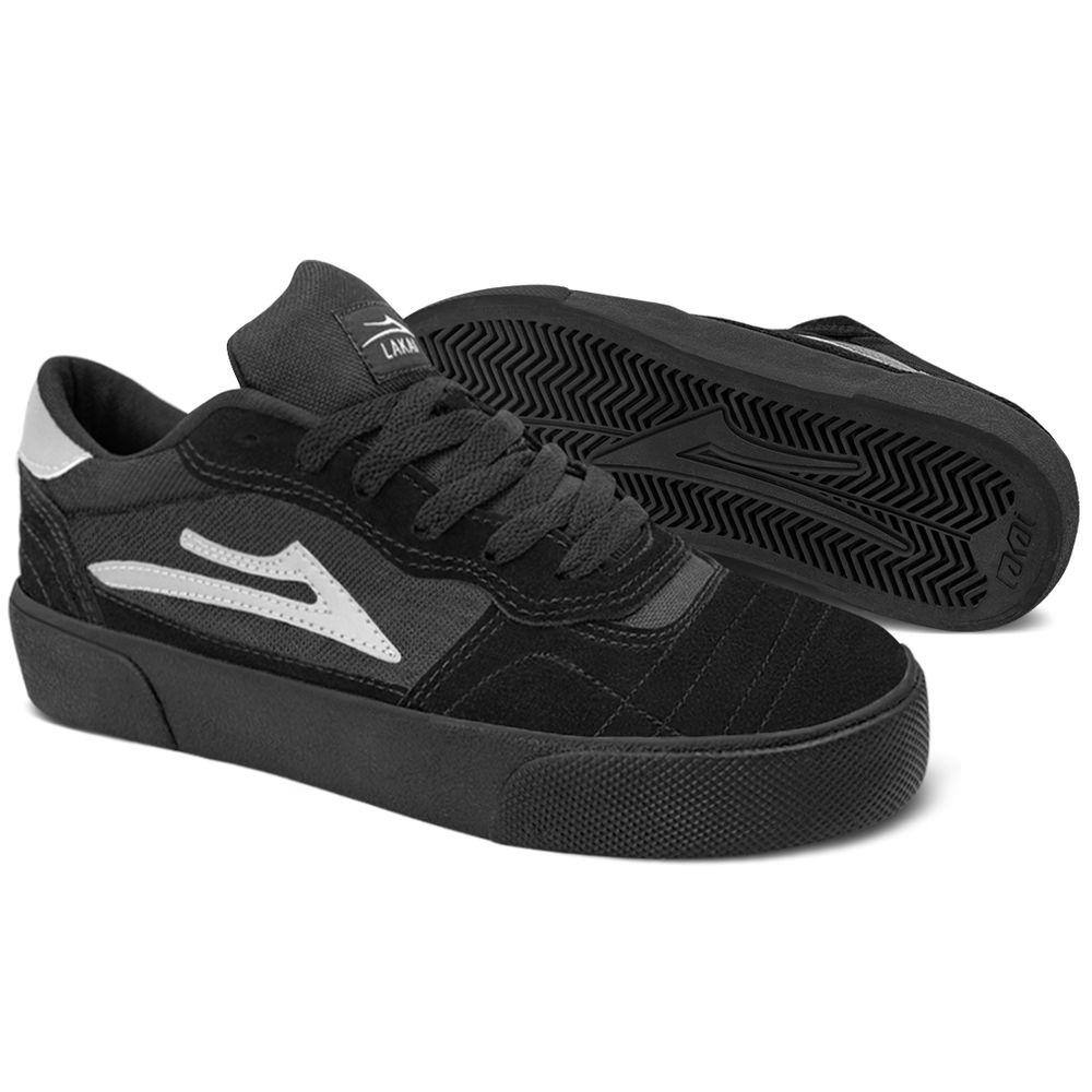 Tênis Lakai Cambridge Black Refletivo | Casas Bahia