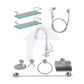 Kit Completo Para Banheiro 9 Peças