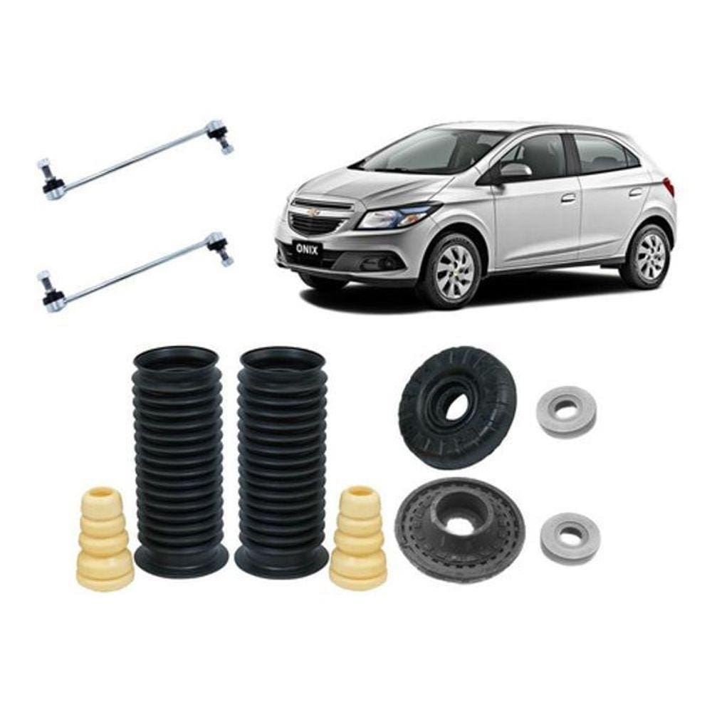 Kit Coxim Batente Dianteiro + Bieleta Gm Onix 2015
