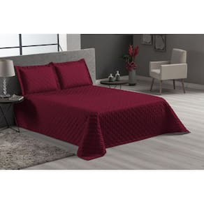 Cobre Leito Veneza 4 Peças Lençol Elastico Casal Bordo