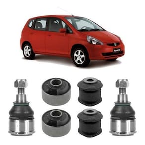 Kit Bucha + Pivô Bandeja Dianteira Honda Fit 2006 2007 2008