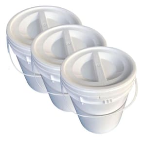 Balde Plast 12L Tampa Rosca Hermético P Que Serve