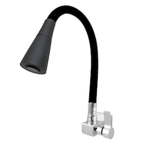 Torneira Cozinha Parede Quadrada 4168 Gourmet Preta C-65