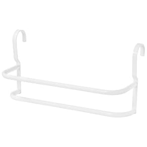 Porta Toalhas Duplo Suporte Toalheiro Para Box Branco