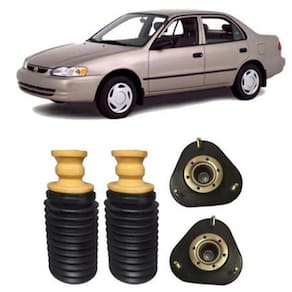 Par Kit Batente Coxim Dianteiro Toyota Corolla 1998 Até 2002