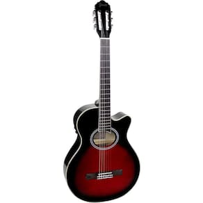 Violão Eletro-Acústico Giannini Gnf-1D Red Burst Com Cutaway
