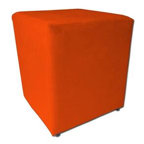 Puff Pufe Quadrado Courino Decorativo 34X34 Sala Quarto