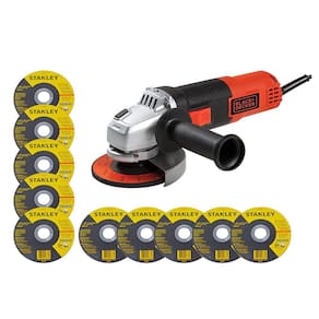 Esmerilhadeira Lixadeira 650w 4.1/2 110v Com 10 Discos