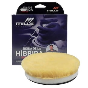 Boina Lã Hibrida Amarela 6R.Orbital Interf Esp.Branca Mills