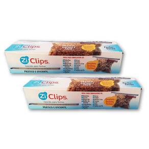 Vedador De Embalagens Ziclips 2 Cxs Display Com 25 - 12P,13G