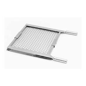 Grelha De Inox Furo Moeda Regulável Com Abas 53/58,5Cm