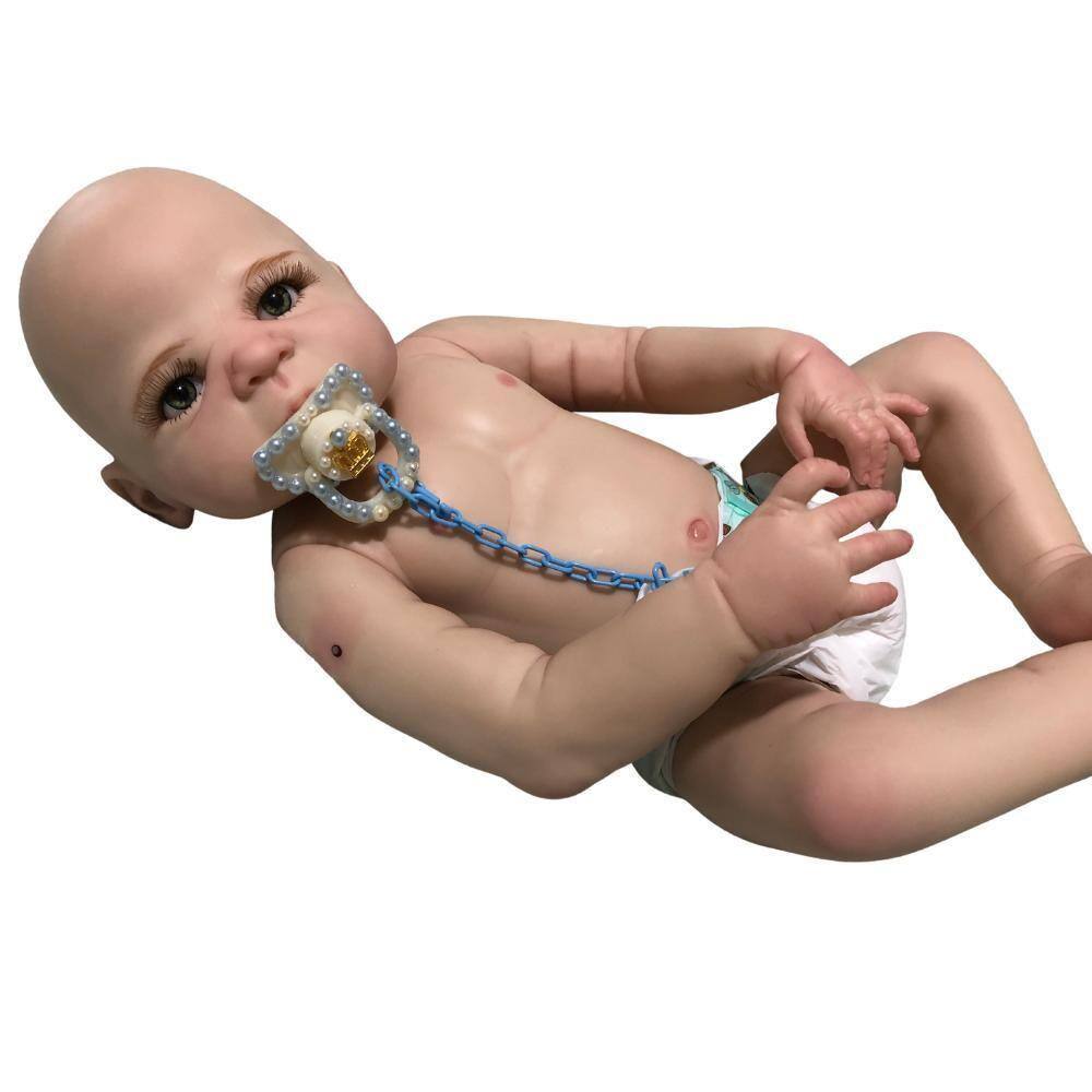 bebê em silicone sólido molinho - Amor de Bebê Reborn - Bebês Realistas