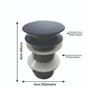 Kit Cuba Vidro Oval 47Cm + Torneira + Valvula Preto Fosco