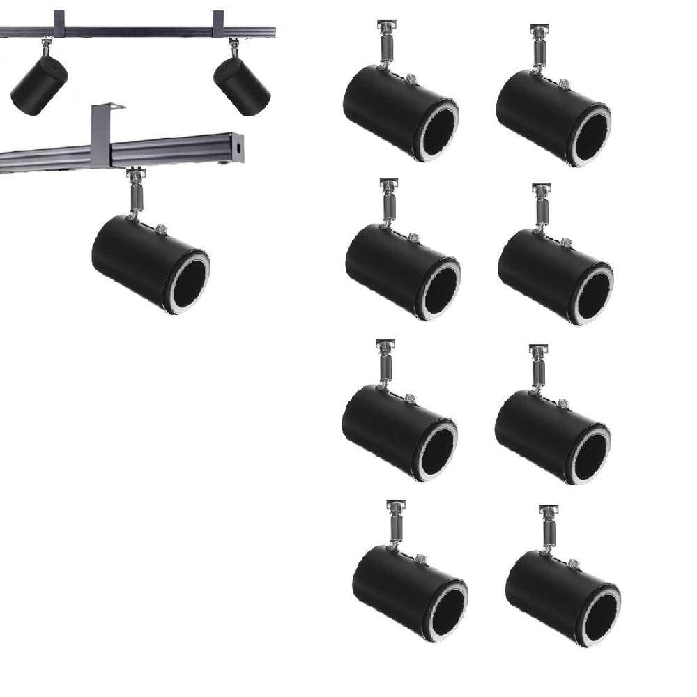 Kit 8 Spot Trilho Perfilado Eletro calha Par20 Bulbo OL8