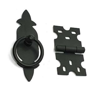 Kit 10 Puxadores Chapa Rustica + 8 Dobradiças Mexicana