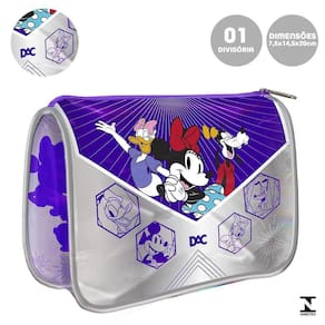 Necessarie Estojo 1 Divisória Disney 100 Anos 4050 Dac