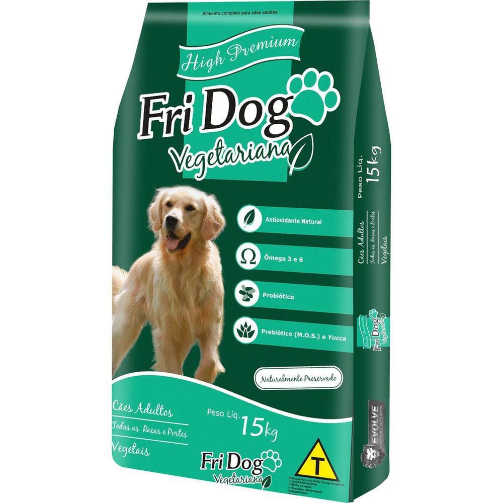 Ração Fri Dog Vegetariana Cães Adultos 15Kg