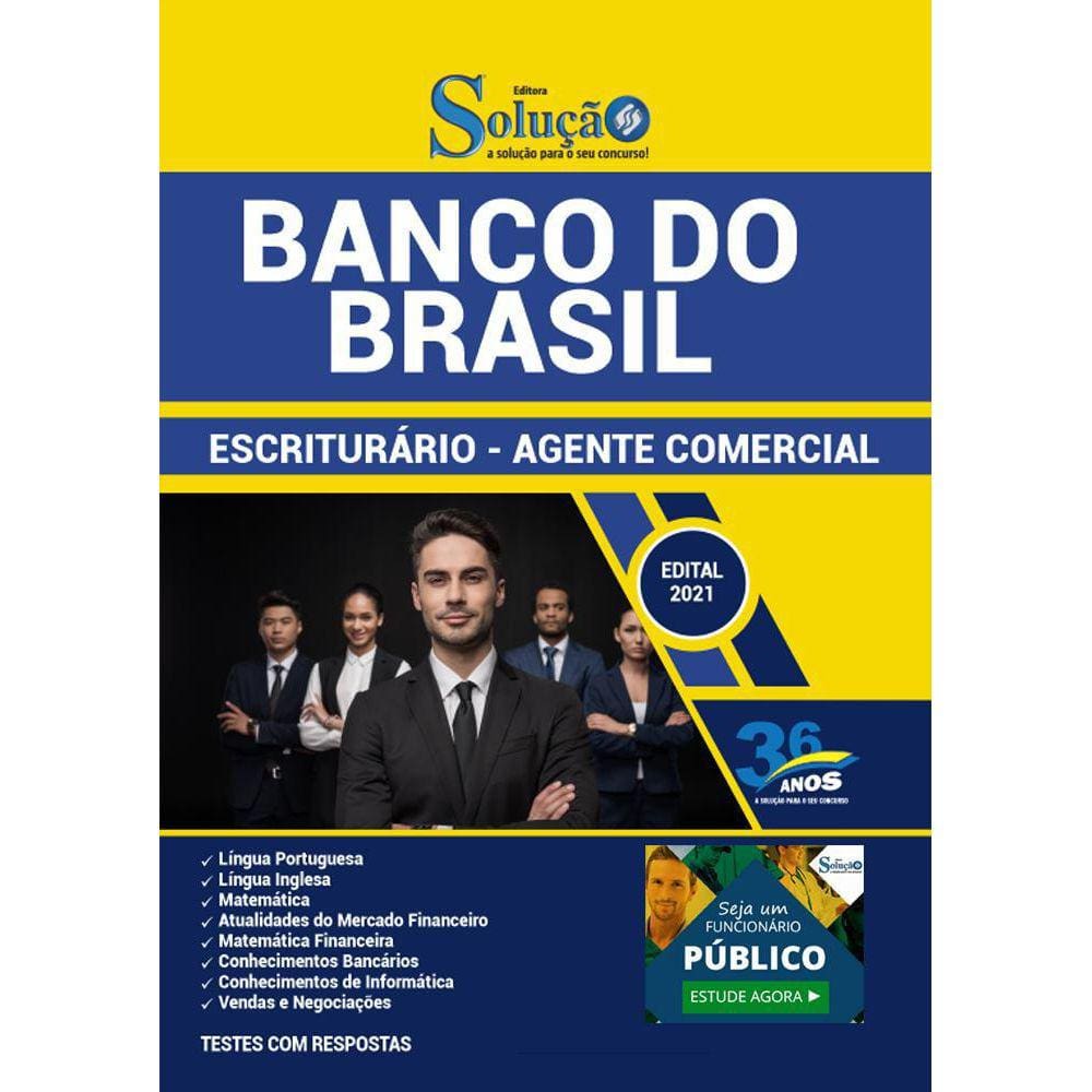 Apostila Bb - Banco Do Brasil Escriturário Agente Comercial