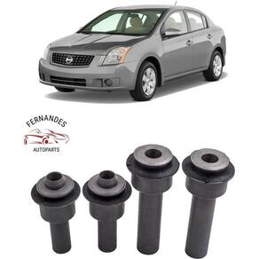 Kit 4 Bucha Quadro Agregado Nissan Sentra 2011 2012 2013 2.0