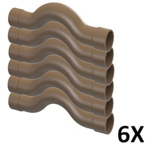 Kit 6 Curva De Transposição Soldável 3/4`` 25Mm Tigre