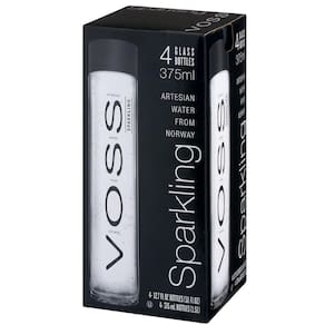 Água Voss Com Gás Vidro 375Ml  4X
