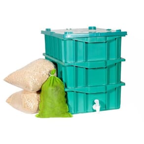 Composteira Caixa Para Compostagem / Minhocário Medio