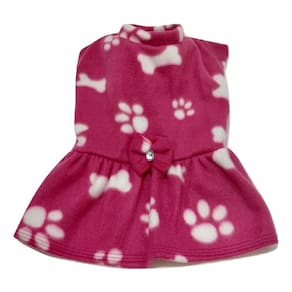 Vestido De Inverno Soft Rosa Tamanho EG