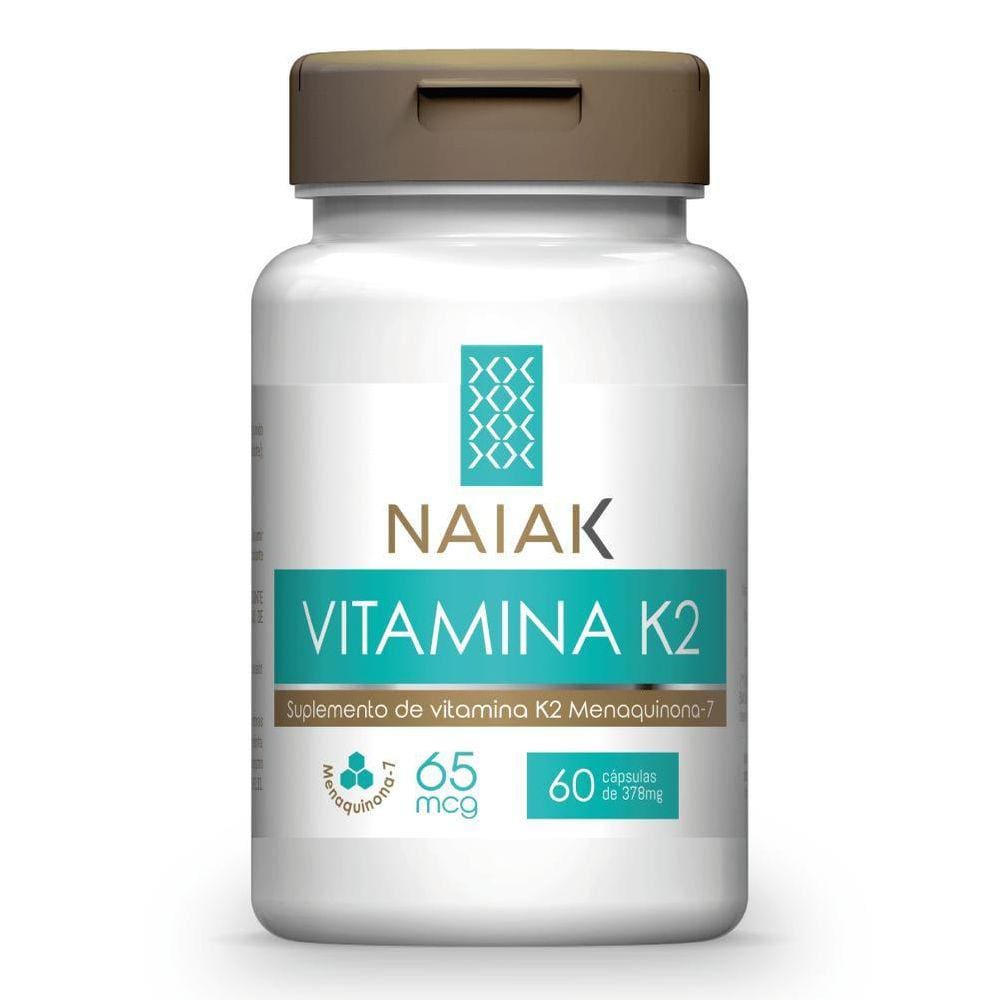 Vitamina K2 Menaquinona-7 - 60 Cápsulas