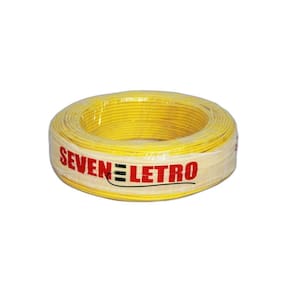 Fios Elétricos Antichamas Flexível 1,5 Mm 100 Metros Amarelo