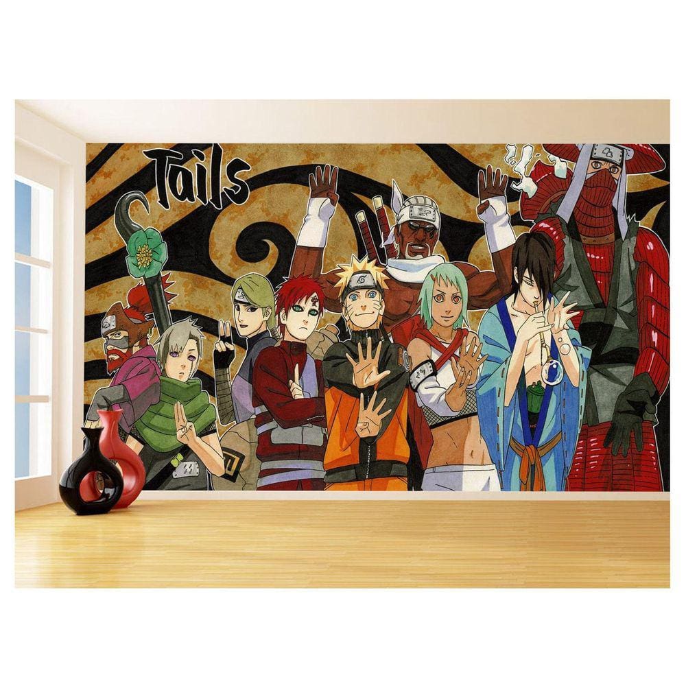 Papel De Parede Anime Naruto Mangá Desenho Art 3,5M Nrt22 - Você