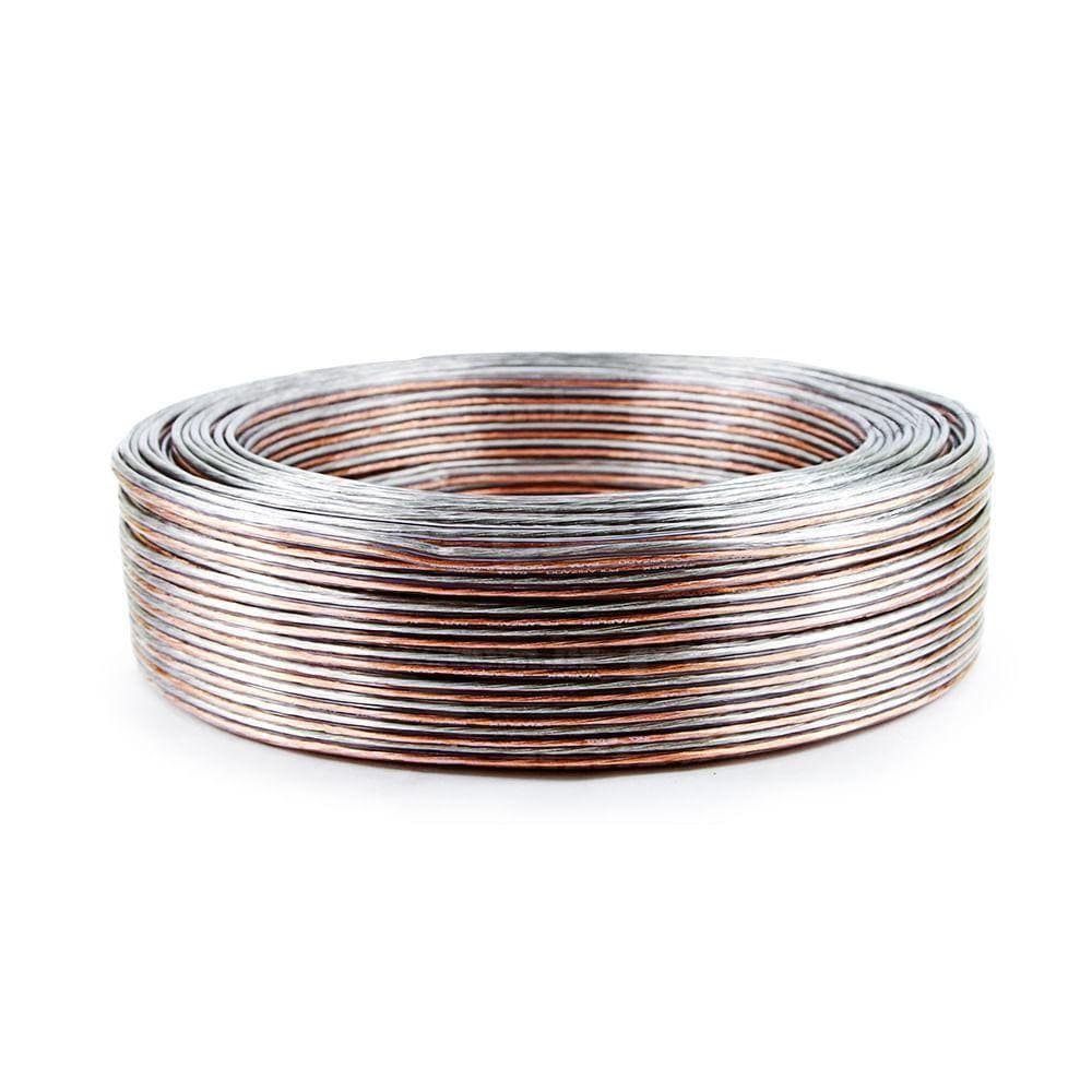 Cabo Polarizado Para Áudio 2X2,50 - Cristal 50 Mt