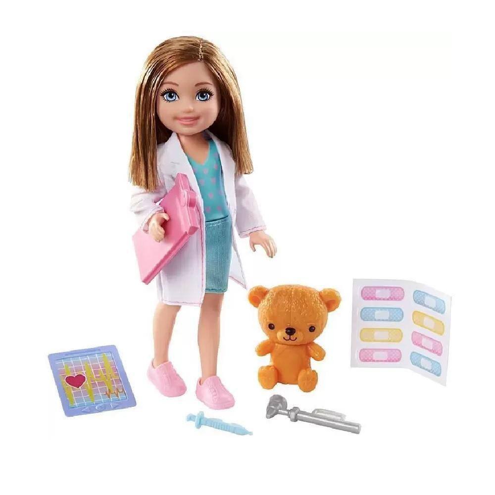 Boneca Barbie Medica Pediatra Com Bebes Mattel Original