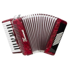 Acordeon 48 Baixos 26 Teclas Ta 4803 Vermelho Thommasi