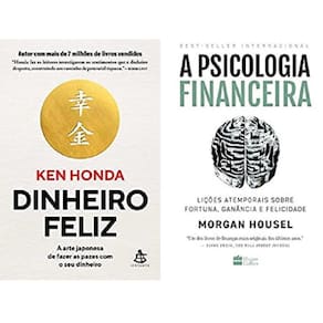 Kit 2 Livro K. Honda Dinheiro Feliz + Psicologia Financeira