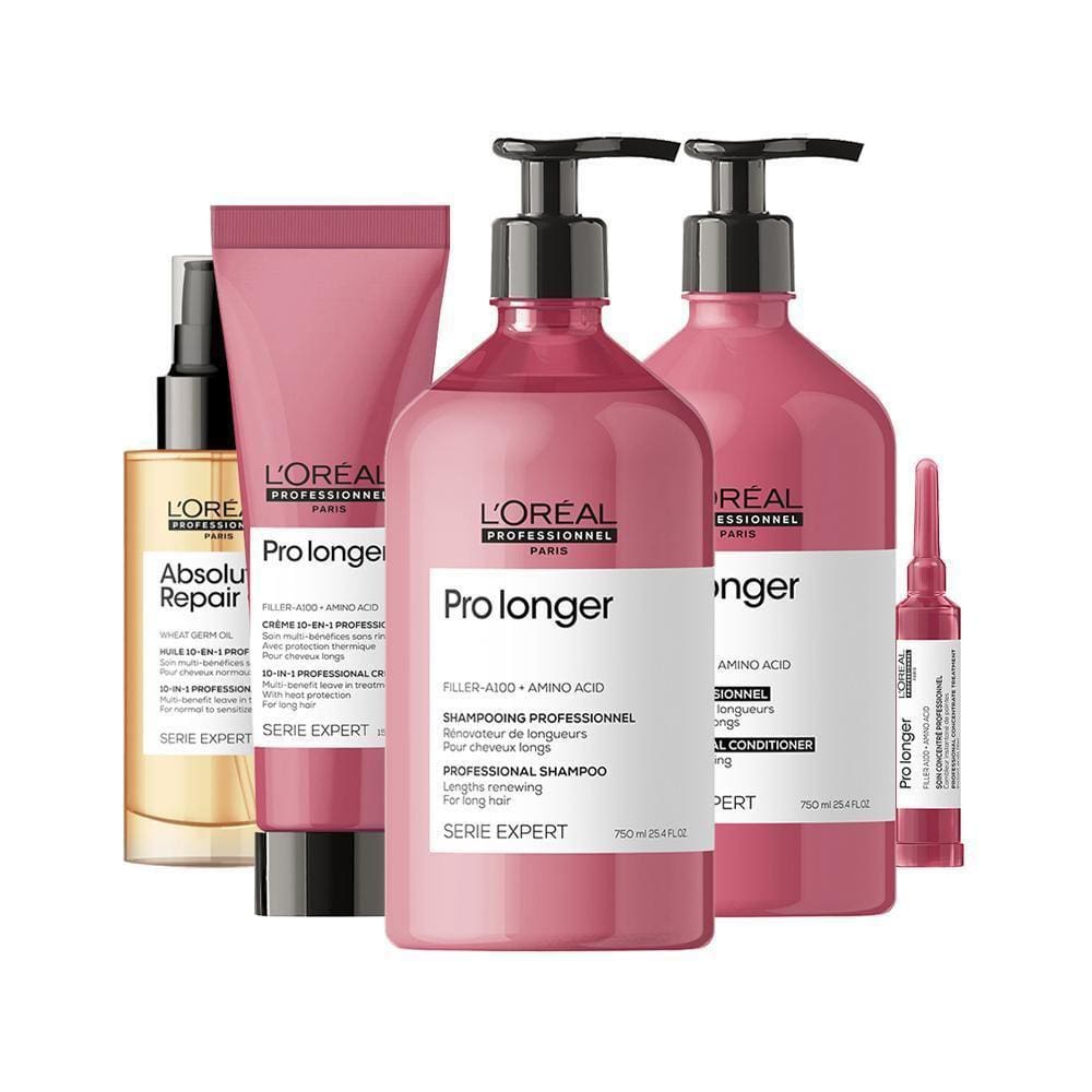 Kit L`Oréal Pro Serie Exp Pro Longer Profissional-5 Produtos