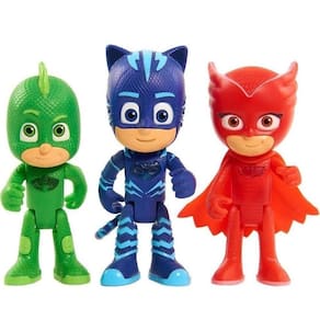 Bonecos Pjmasks Menino Gato Corujita Lagartixo 15Cm