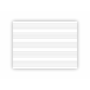 Adesivo Quadro Branco Pautado Pauta Musical 120X64 Cm