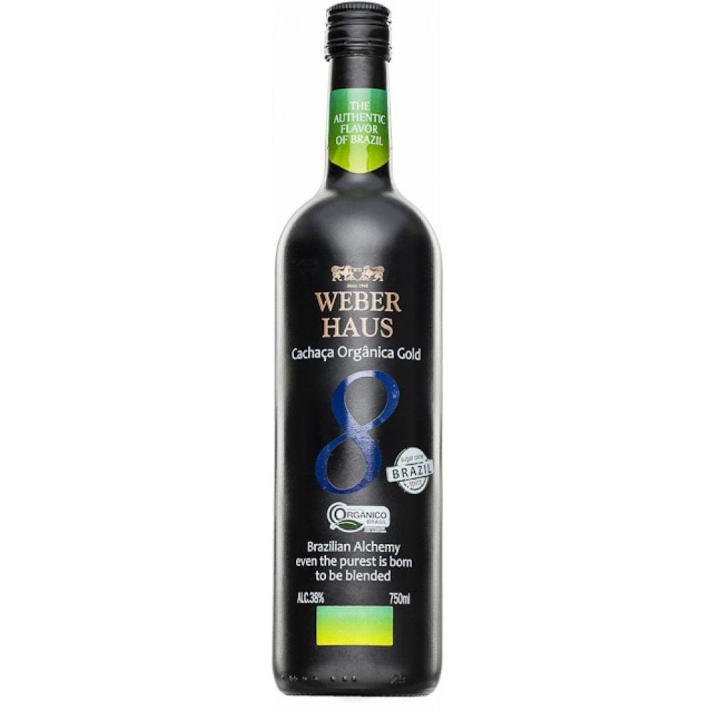 Cachaça Weber Haus Camisa 8 Gold Orgânica 750 ml