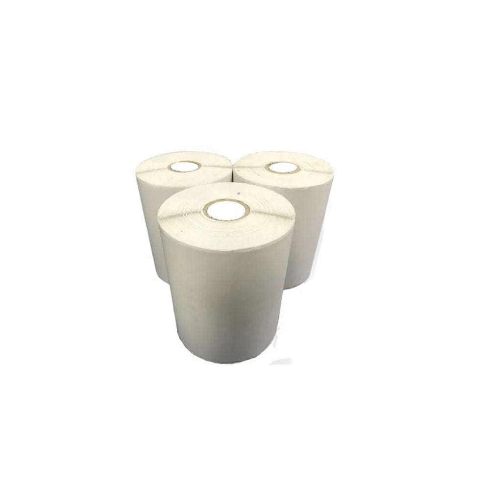 Kit Com 10 Rolos Etiqueta Couche 100X75 Mm 10X7,5 Cm