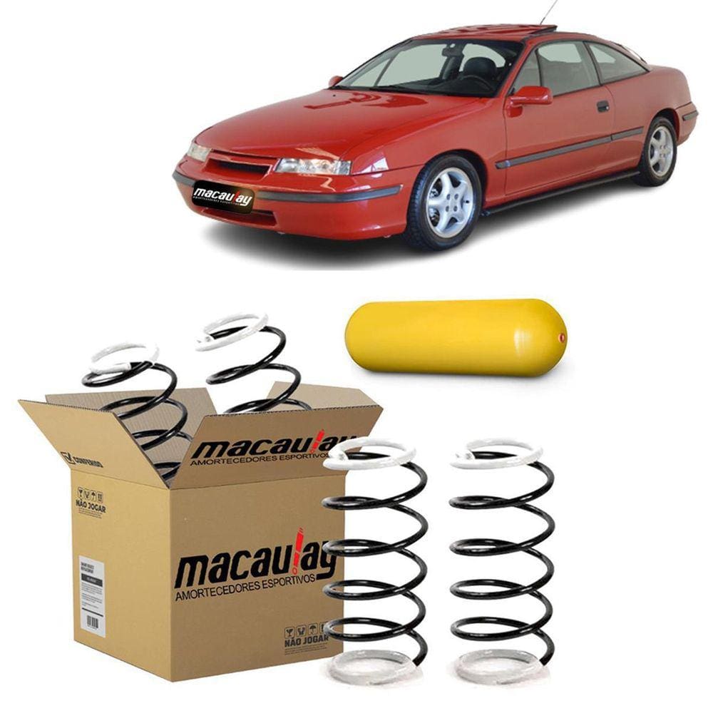 Par De Molas Gnv Traseira Gm Calibra