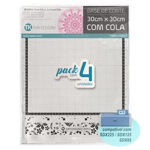 Kit 4 Bases De Corte 30X30 Brother Scanncut Sdx - Com Cola