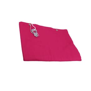 Cortina Para Provador Brim 320X190 Loja Lisa Rosa Pink Varão