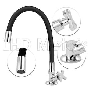 Torneira Flexível Mesa/Bancada Cozinha Gourmet Preta Black