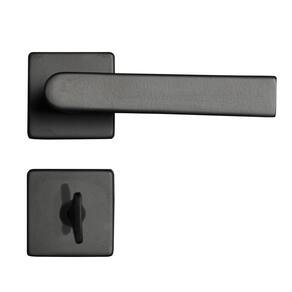 Fechadura Zm Concept 414 Porta Banheiro 40Mm Preta Pado
