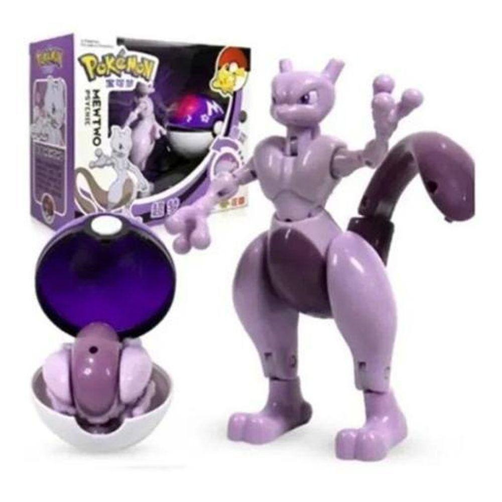 Brinquedo Boneco Articulado Pokémon Mewtwo 12 Cm Sunny