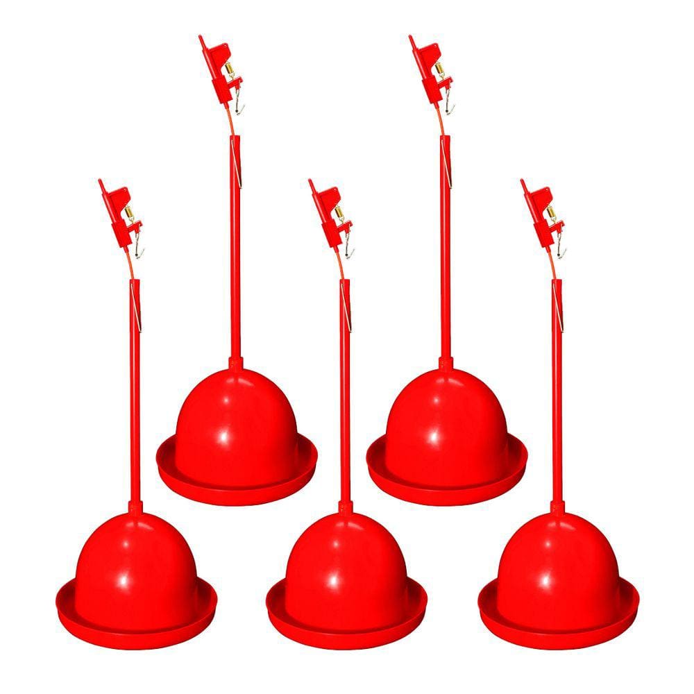 Kit Bebedouro pendular automático aves 5 unidades